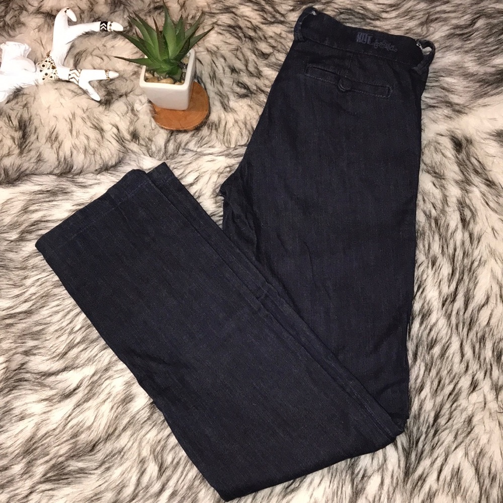 Kut from the Kloth UNIQUE Mid Rise Victoria Trouser Jean Boot Cut